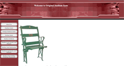 Desktop Screenshot of originalstadiumseats.com